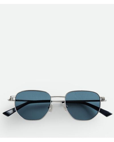 Bottega Veneta Split Panthos Sunglasses - Blue