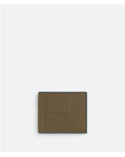 Bottega Veneta Cassette Bi-Fold Wallet With Coin Purse - Green