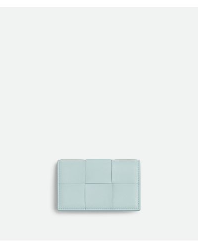 Bottega Veneta Cassette Business Card Case - Blue