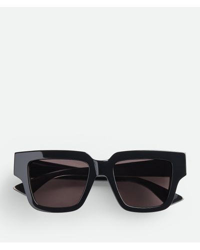 Bottega Veneta Tri-Fold Square Sunglasses - Black