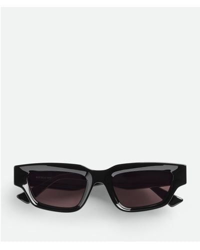 Bottega Veneta Sharp Square Sunglasses - Black
