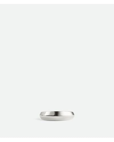 Bottega Veneta Detail Chain Ring - White