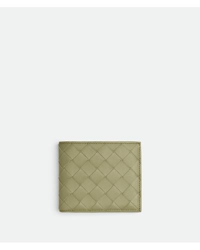 Bottega Veneta Intrecciato Bi-Fold Wallet - Green