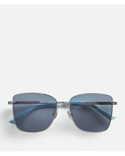 Bottega Veneta Classic Square Sunglasses - Blue