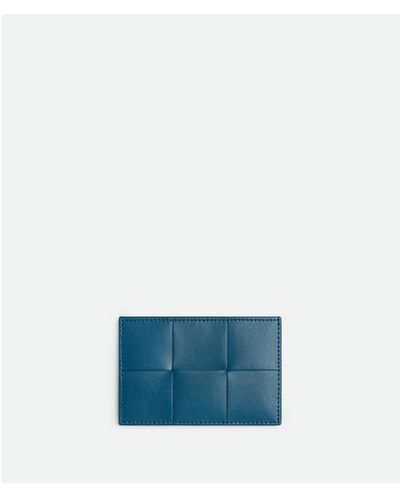 Bottega Veneta Cassette Credit Card Case - Blue