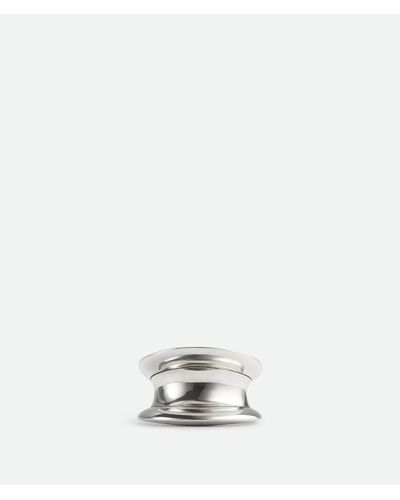 Bottega Veneta H Beam Ring - White