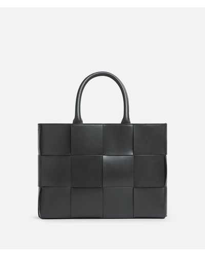 Bottega Veneta Small Arco Tote Bag With Strap - Black