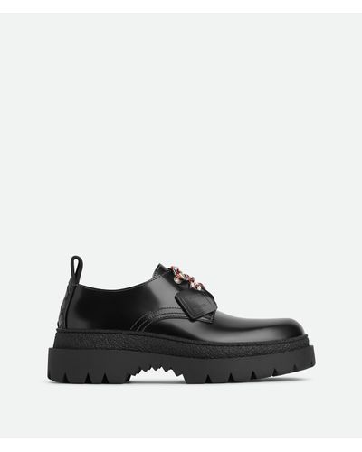 Bottega Veneta Chaussures À Lacets Highway - Noir