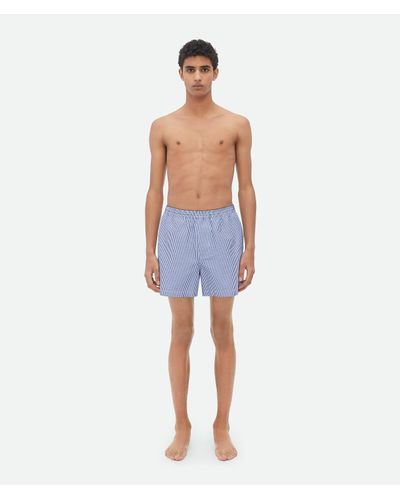 Bottega Veneta Badeshorts Aus Nylon - Blau