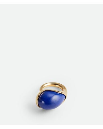 Bottega Veneta Drop Ring Mit Lapislazuli - Blau