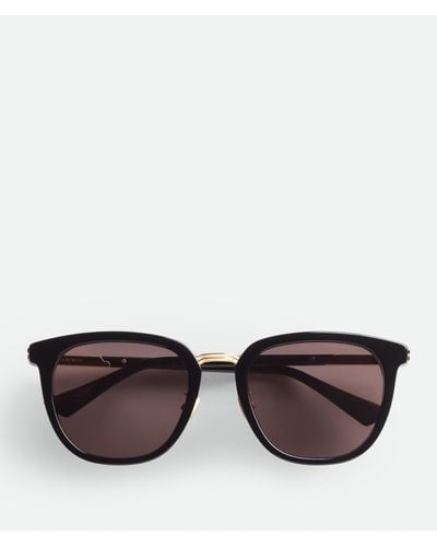 Bottega Veneta Forte Square Sunglasses - Brown