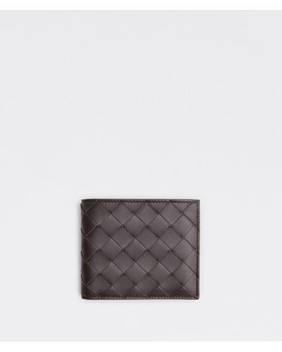 Bottega Veneta Bi-fold Wallet With Coin Purse - Gray