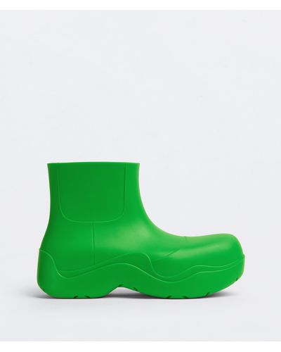 Bottega Veneta Puddle Rubber Boots - Green