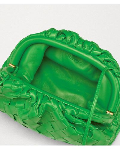 bottega mini pouch green