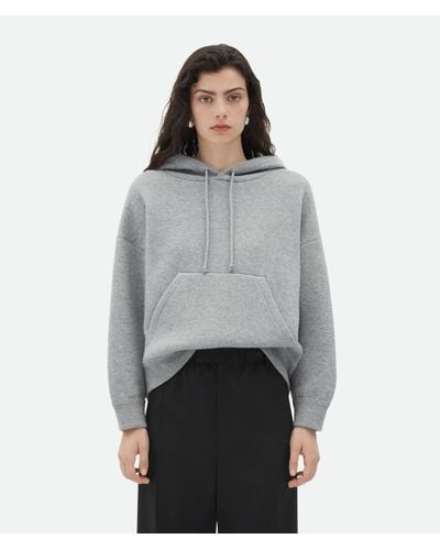 Bottega Veneta Hooded Sweater - Gray
