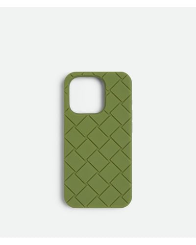 Bottega Veneta Iphone 15 Pro Case - Green