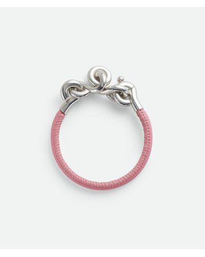 Bottega Veneta Bracelet Loop En Cuir - Multicolore
