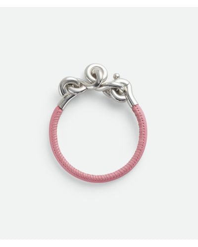 Bottega Veneta Loop Leather Bracelet - Multicolor