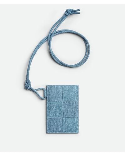 Bottega Veneta Cassette Badge Holder - Blue