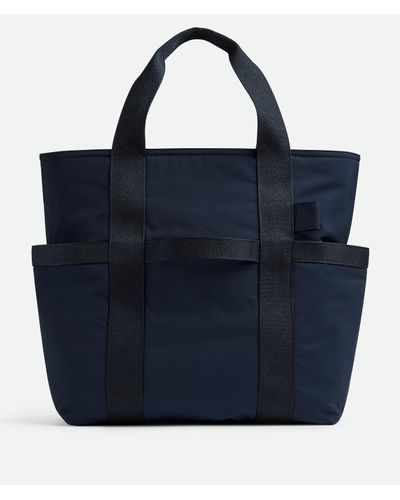 Bottega Veneta Voyager Tote Bag Mit Reißverschluss - Blau