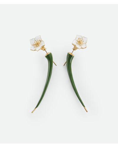 Bottega Veneta Flower Earrings - Brown