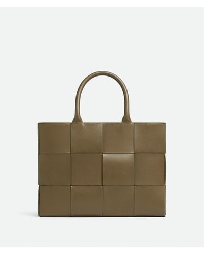 Bottega Veneta Small Arco Tote Bag With Strap - Natural
