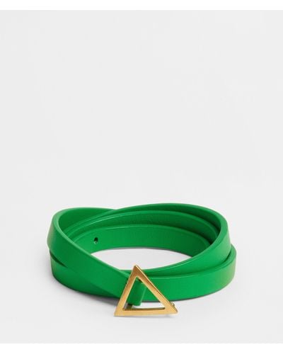 Bottega Veneta Triangle Belt - Green