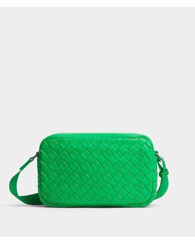 Bottega Veneta Sac Caméra Intrecciato Petit Format - Vert