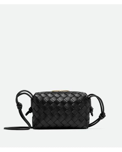 Bottega Veneta Mini Loop Camera Tasche - Schwarz