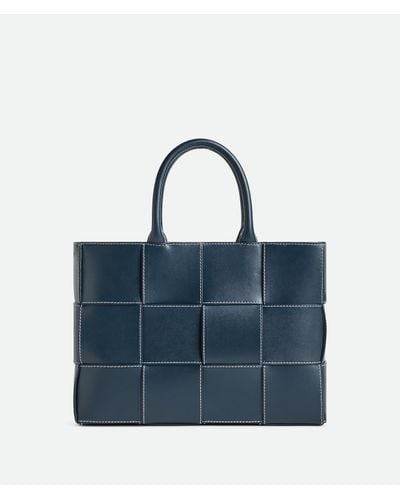 Bottega Veneta Small Arco Tote Bag With Strap - Blue