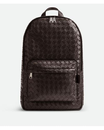 Bottega Veneta Medium Intrecciato Backpack - Black