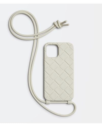 Bottega Veneta Iphone 13 Pro Case On Strap - White