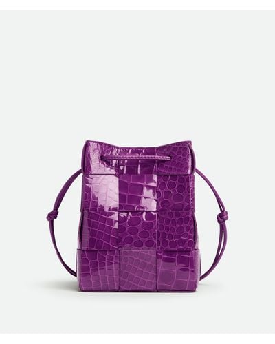 Bottega Veneta Mini Cassette Bucket Bag - Purple