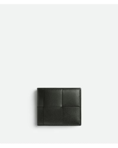 Bottega Veneta Cassette Bi-Fold Wallet With Coin Purse - Black
