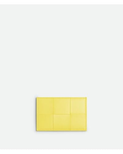 Bottega Veneta Cassette Credit Card Case - Yellow