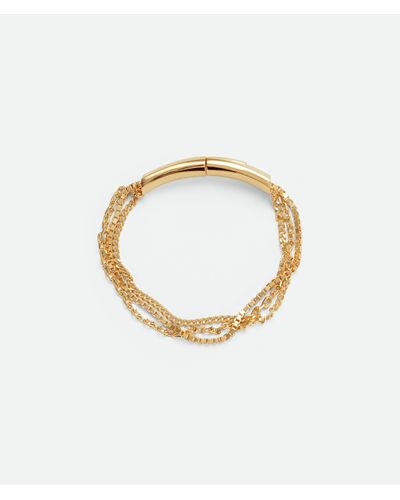 Bottega Veneta Detail Chain Bracelet - Metallic