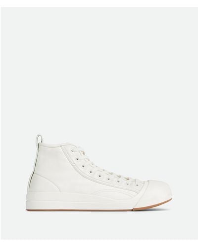 Bottega Veneta Vulcan Leather Sneaker - White