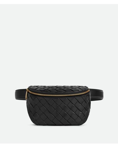 Bottega Veneta Padded Intrecciato Belt Bag - Black