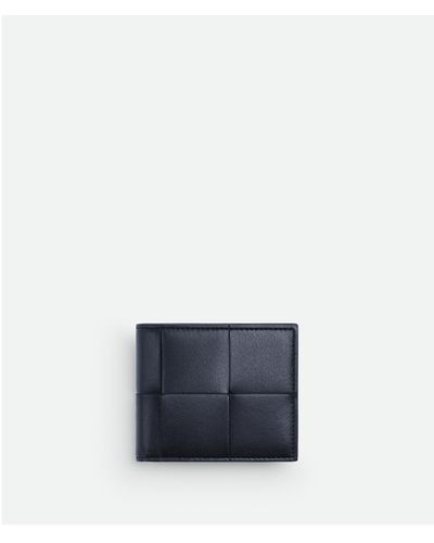 Bottega Veneta Cassette Bi-Fold Wallet With Coin Purse - Blue