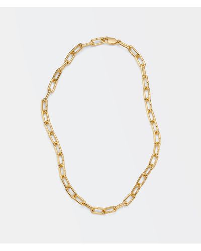 Bottega Veneta Chain Necklace - Metallic