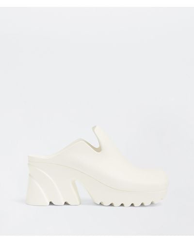 Bottega Veneta Clogs Rubber Flash - Blanc