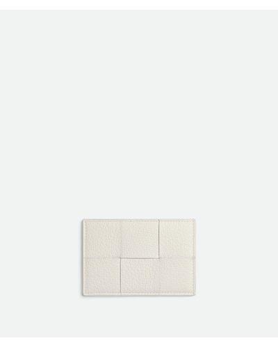 Bottega Veneta Cassette Credit Card Case - White