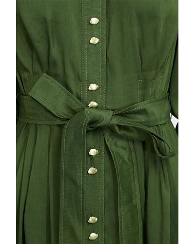 aje oxidised shirt dress