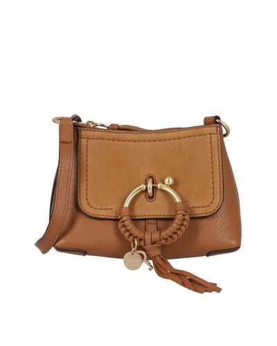See By Chloé Caramel Brown Leather Suede Tote Bag | Lyst