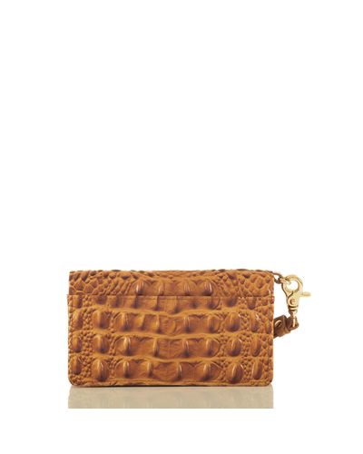 brahmin dark rum wallet