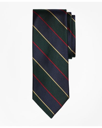 Personalized Argyle & Sutherland Signature Stripe Tie with Embroidery 