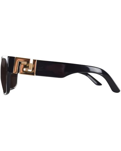 versace black gold sunglasses