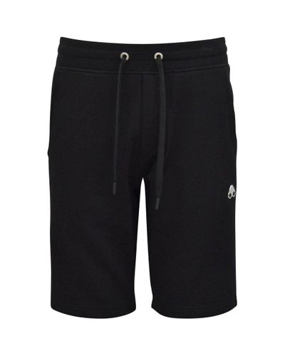 Moose Knuckles Black Cotton Shorts for Men - Lyst