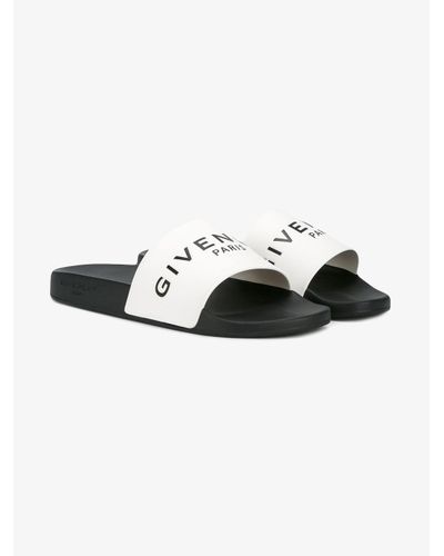 givenchy logo print slides