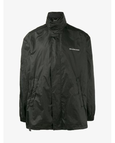 balenciaga logo windbreaker